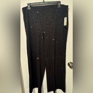 Elegant Black Sparkle Women's Pants - New With Tags